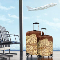 Niue Hiapo Motif Luggage Cover Tapa Classic LT7 - Polynesian Pride