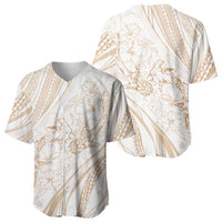 Sharks Couple Dreamy Polynesians Floral Sea Baseball Jersey Hazel - Polynesian Pride