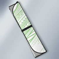 Sharks Couple Dreamy Polynesians Floral Sea Auto Sun Shade Emerald - Polynesian Pride