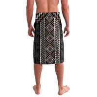 Classic Tukutuku Pattern Aotearoa Lavalava Niho Taniwha and Puhoro Motifs