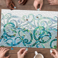 Paua Shell Maori Puzzle Koru Kowhaiwhai - Polynesian Pride