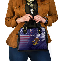 American Samoa Mix US Shoulder Handbag Flag Day Grunge Style