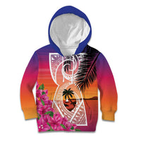Guam Chamorro Kid Hoodie Artsy Latte Stone