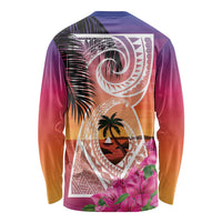 Guam Chamorro Long Sleeve Shirt Artsy Latte Stone