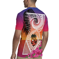 Guam Chamorro Rugby Jersey Artsy Latte Stone