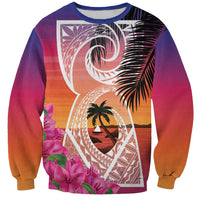 Guam Chamorro Sweatshirt Artsy Latte Stone
