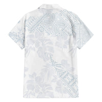 Samoa White Sunday Family Matching Tank Maxi Dress and Hawaiian Shirt Hibiscus Special LT7 - Polynesian Pride