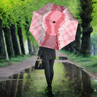 Hawaii Aloha Plumeria Lei Pink Palaka Umbrella - Polynesian Pride
