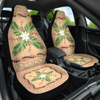 Hawaii Quilt Inspired Collection Aloha Flowers Car Seat Cover Maile - Kukui Nut Lei