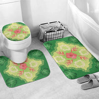 Hawaii Quilt Inspired Collection Aloha Flowers Bathroom Set Plumeria - Ti Leaf Lei