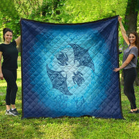 Hawaii Quilt Inspired Collection Aloha Sea Quilt Manta Ray and Turtles