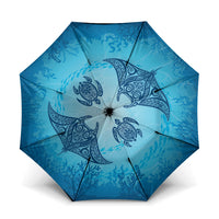 Hawaii Quilt Inspired Collection Aloha Sea Umbrella Manta Ray and Turtles