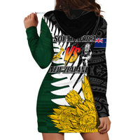 Personalised New Zealand Vs South Africa Rugby Hoodie Dress Rivals - Tribal Style LT7 - Polynesian Pride