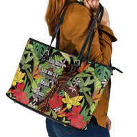 Mahalo Hawaii Ho'oponopono Pule Leather Tote Bag Polynesian Pattern Cross LT7 - Polynesian Pride