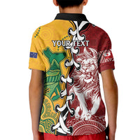Mate Ma'a Tonga Vs Australia Rugby Personalized Kid Polo Shirt Special Mascots