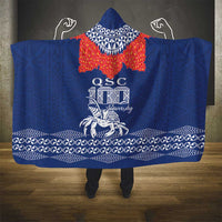 Queen Salote College 100 Years Anniversary Hooded Blanket Tonga QSC Royal Blue LT7 - Polynesian Pride