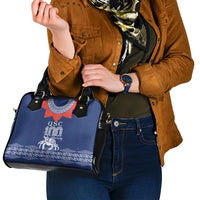 Queen Salote College 100 Years Anniversary Shoulder Handbag Tonga QSC Royal Blue - Polynesian Pride