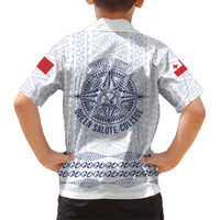 Queen Salote College 100 Years Anniversary Personalized Hawaiian Shirt Tonga QSC White - Polynesian Pride