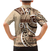 Samoa Siapo Classic Motif Family Matching Mermaid Dress and Hawaiian Shirt Manuia le tutoatasi o Samoa Independence LT7 - Polynesian Pride