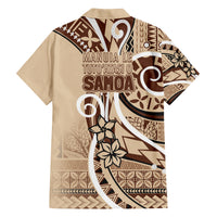 Samoa Siapo Classic Motif Family Matching Summer Maxi Dress and Hawaiian Shirt Manuia le tutoatasi o Samoa Independence LT7 - Polynesian Pride