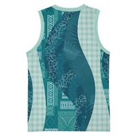 Polynesian Tribal Pattern Patchwork Picturesque Basketball Jersey Oceanic
