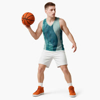 Polynesian Tribal Pattern Patchwork Picturesque Basketball Jersey Oceanic