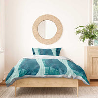 Polynesian Tribal Pattern Patchwork Picturesque Bedding Set Oceanic