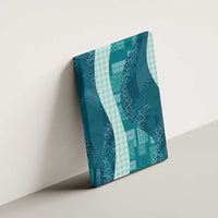 Polynesian Tribal Pattern Patchwork Picturesque Canvas Wall Art Oceanic