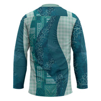 Polynesian Tribal Pattern Patchwork Picturesque Hockey Jersey Oceanic