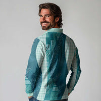 Polynesian Tribal Pattern Patchwork Picturesque Long Sleeve Polo Shirt Oceanic