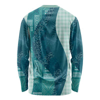 Polynesian Tribal Pattern Patchwork Picturesque Long Sleeve Shirt Oceanic