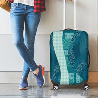 Polynesian Tribal Pattern Patchwork Picturesque Luggage Cover Oceanic