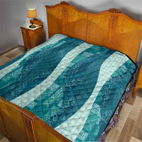 Polynesian Tribal Pattern Patchwork Picturesque Quilt Oceanic