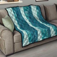 Polynesian Tribal Pattern Patchwork Picturesque Quilt Oceanic