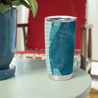Polynesian Tribal Pattern Patchwork Picturesque Tumbler Cup Oceanic