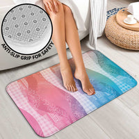 Polynesian Tribal Pattern Patchwork Picturesque Bathroom Set Holographic