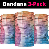 Polynesian Tribal Pattern Patchwork Picturesque Neck Gaiter Holographic