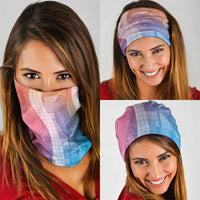 Polynesian Tribal Pattern Patchwork Picturesque Neck Gaiter Holographic