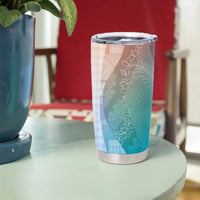 Polynesian Tribal Pattern Patchwork Picturesque Tumbler Cup Holographic