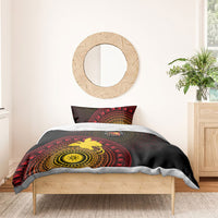 Papua New Guinea Independence Bedding Set Tapa Circle