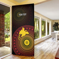 Papua New Guinea Independence Personalized Door Cover Tapa Circle