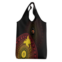 Papua New Guinea Independence Grocery Bag Tapa Circle
