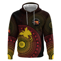 Papua New Guinea Independence Personalized Hoodie Tapa Circle