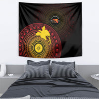 Papua New Guinea Independence Tapestry Tapa Circle