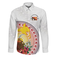 Hapi De Bilong Indipendens Papua New Guinea Family Matching Puletasi and Hawaiian Shirt PNG Lime Pot LT7 Daughter's Dress White - Polynesian Pride