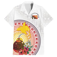 Hapi De Bilong Indipendens Papua New Guinea Hawaiian Shirt PNG Lime Pot LT7 White - Polynesian Pride