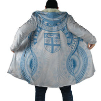 Bula Fiji Day 55th Anniversary Masi Tapa Cloak Emerald Jubilee - Turquoise - Polynesian Pride