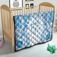 Bula Fiji Day 55th Anniversary Masi Tapa Quilt Emerald Jubilee - Turquoise - Polynesian Pride