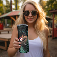 Maori Hongi Valentine Skinny Tumbler Aroha Ahau Ki A Koe
