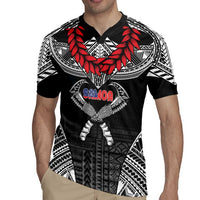 Personalized Talofa Samoa Rugby Jersey Ulafala With Toa Nifo'oti - Black